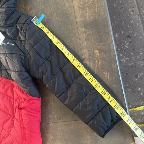 Eddie Bauer Boys' Reversible Jacket Waterproof Lightweight Fleece Hooded XS - Picture 9 of 11